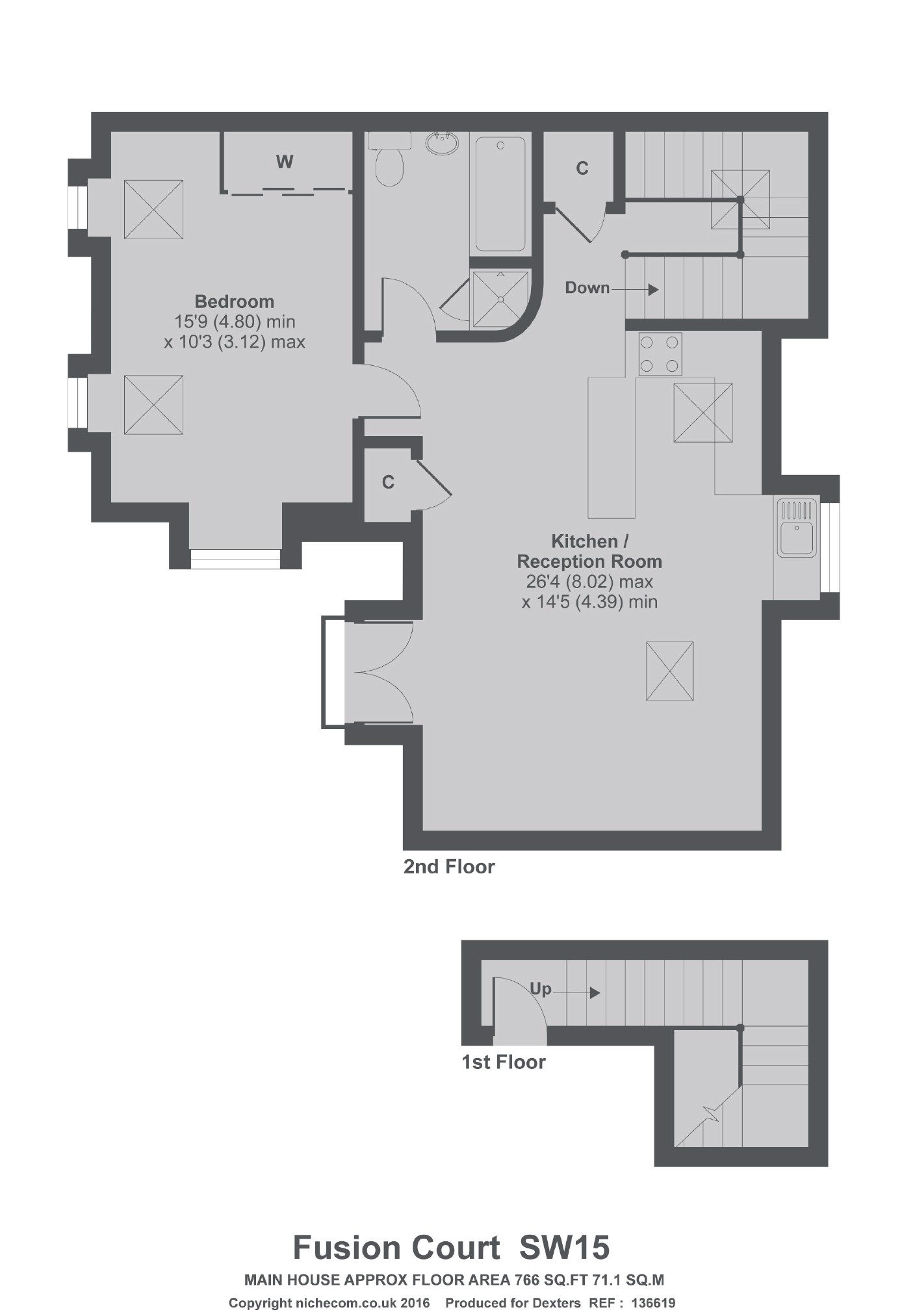 3 Fusion Court, Kingston Vale, London floorplan
