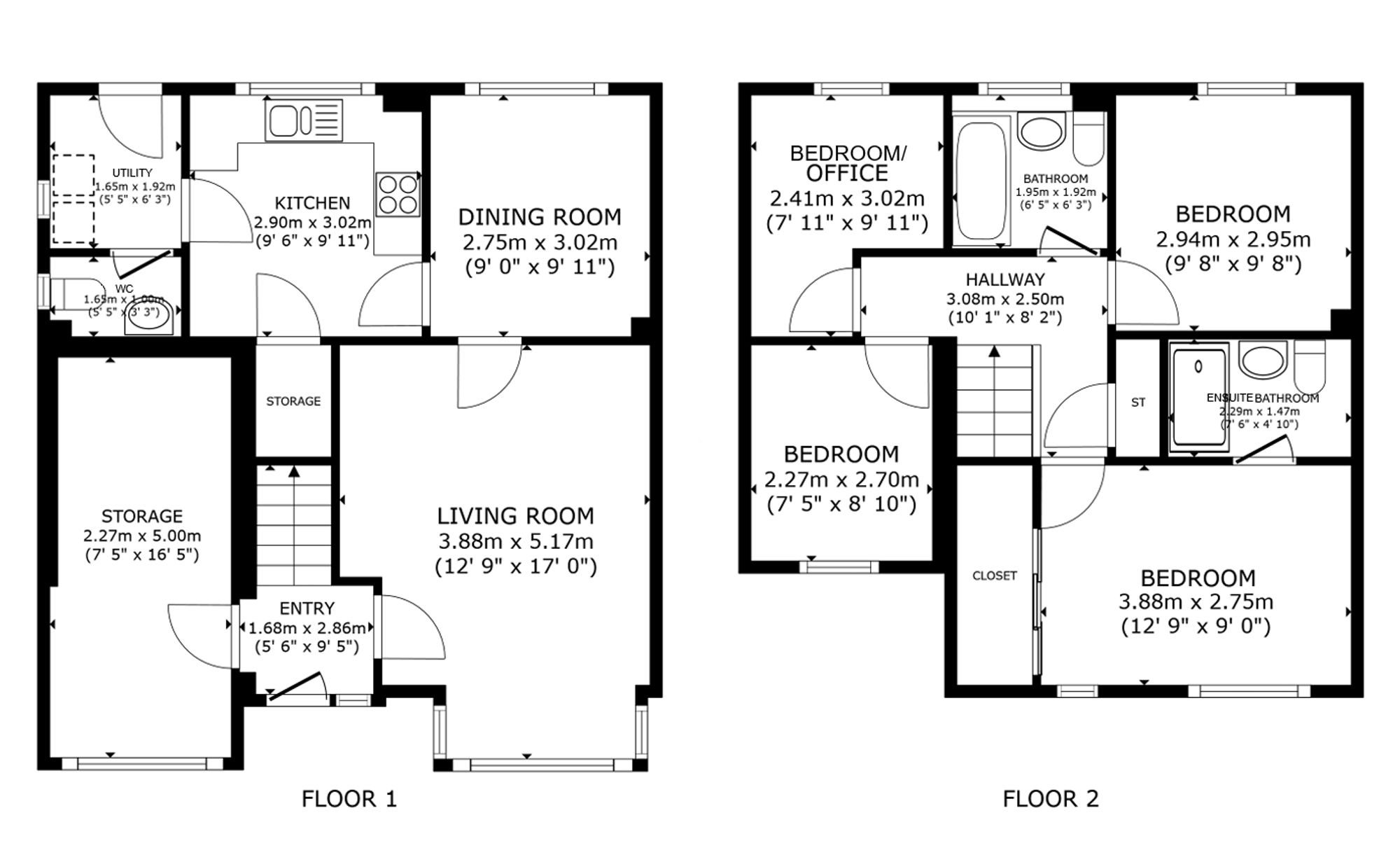 49 Myreton Drive, Stirling floorplan