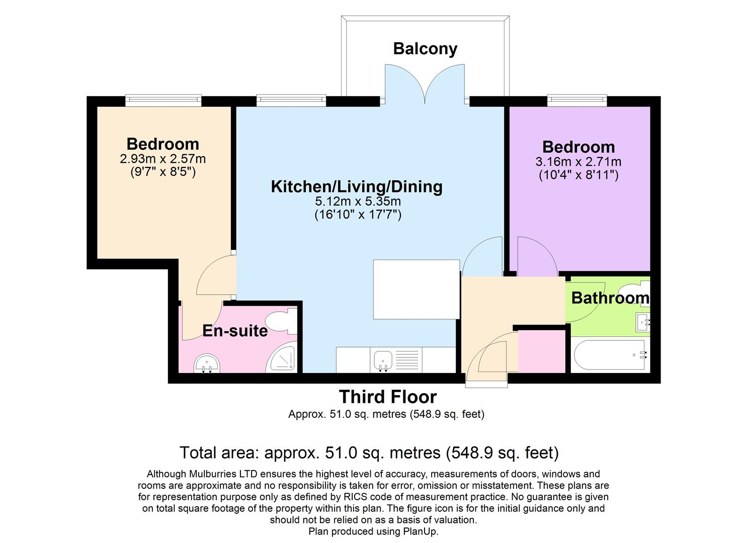 Flat 29, Swan Court, Waterhouse Street, Hemel Hempstead floorplan