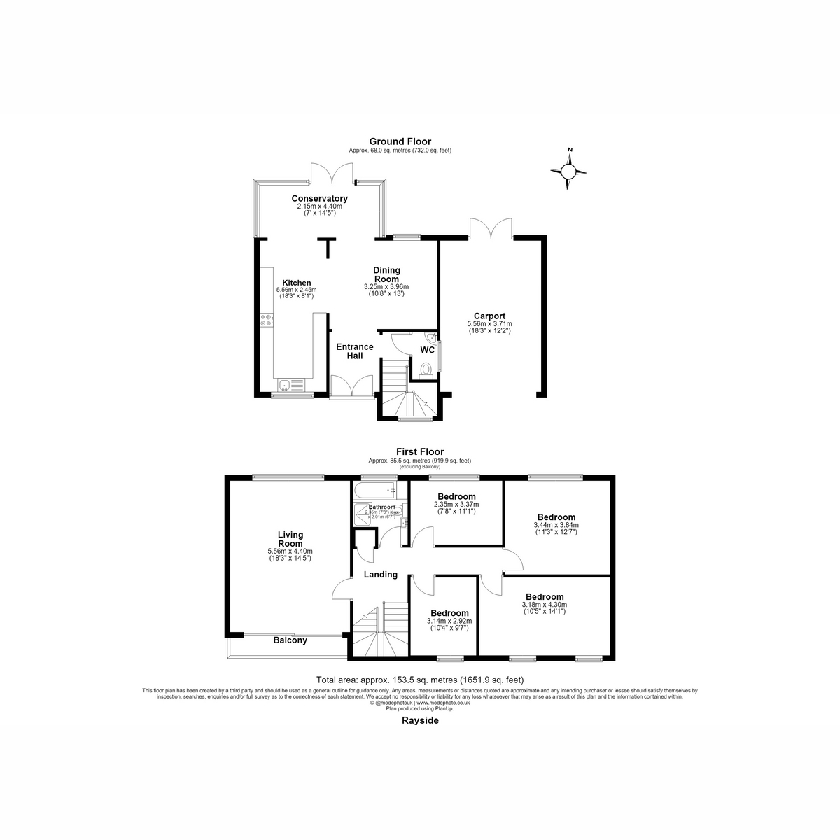 2, Rayside, Basildon floorplan