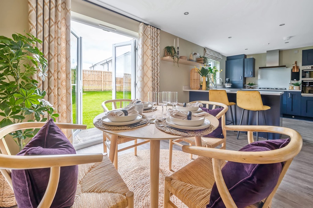 Property 1 of 12. The Dining Space Enjoys Views Of The Garden Through French Doors