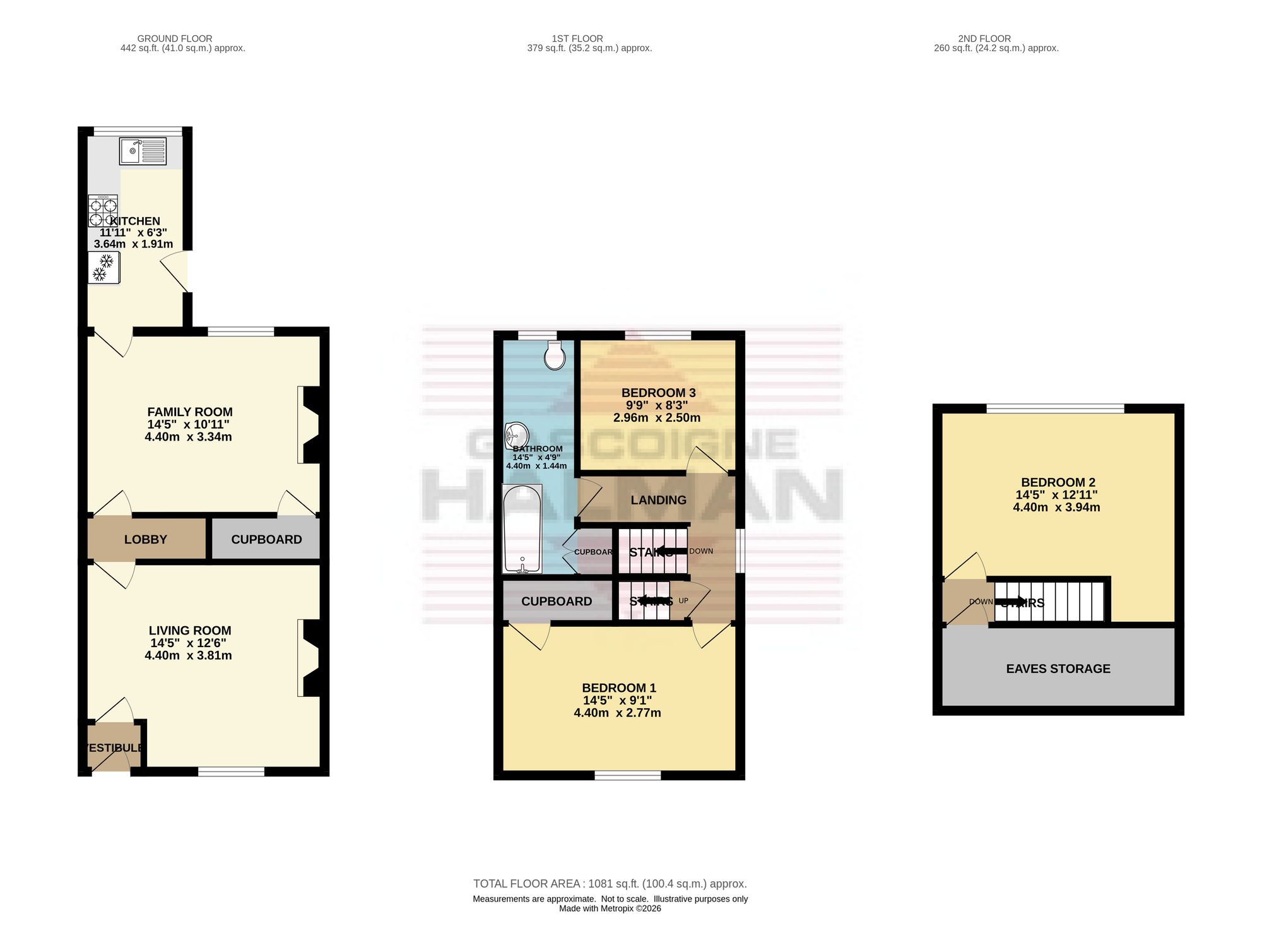 156 Hayfield Road, High Peak floorplan