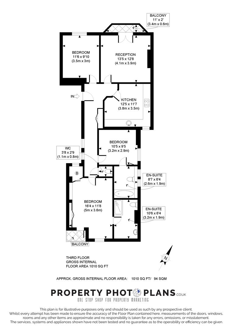 63, Leith Mansions, Grantully Road floorplan