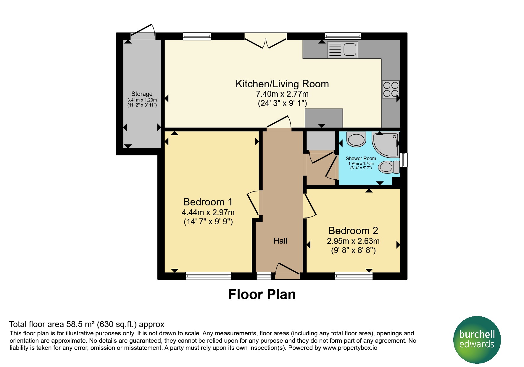 23, Frearson Close, Nottingham floorplan