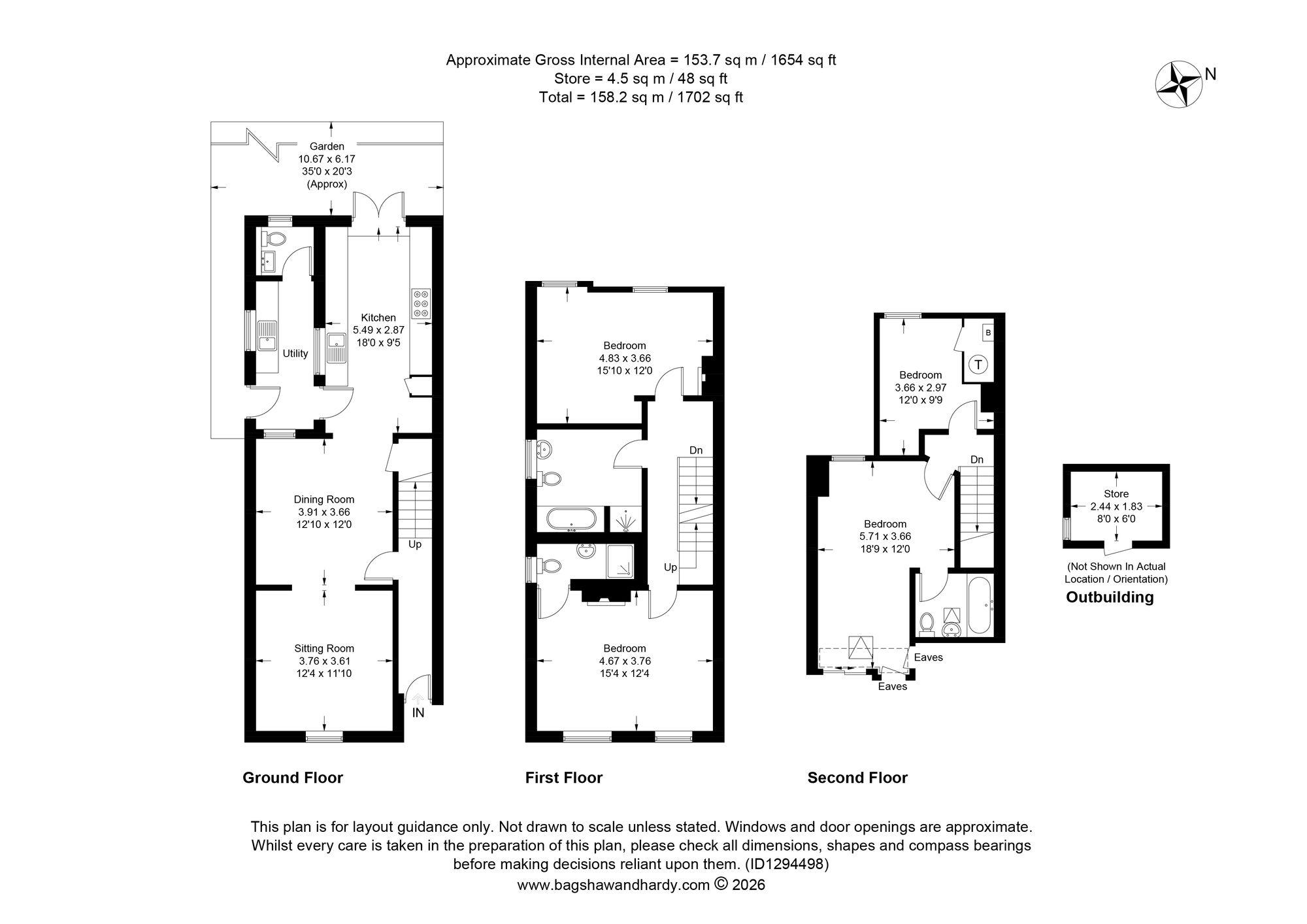 96 Edward Street, Tunbridge Wells floorplan