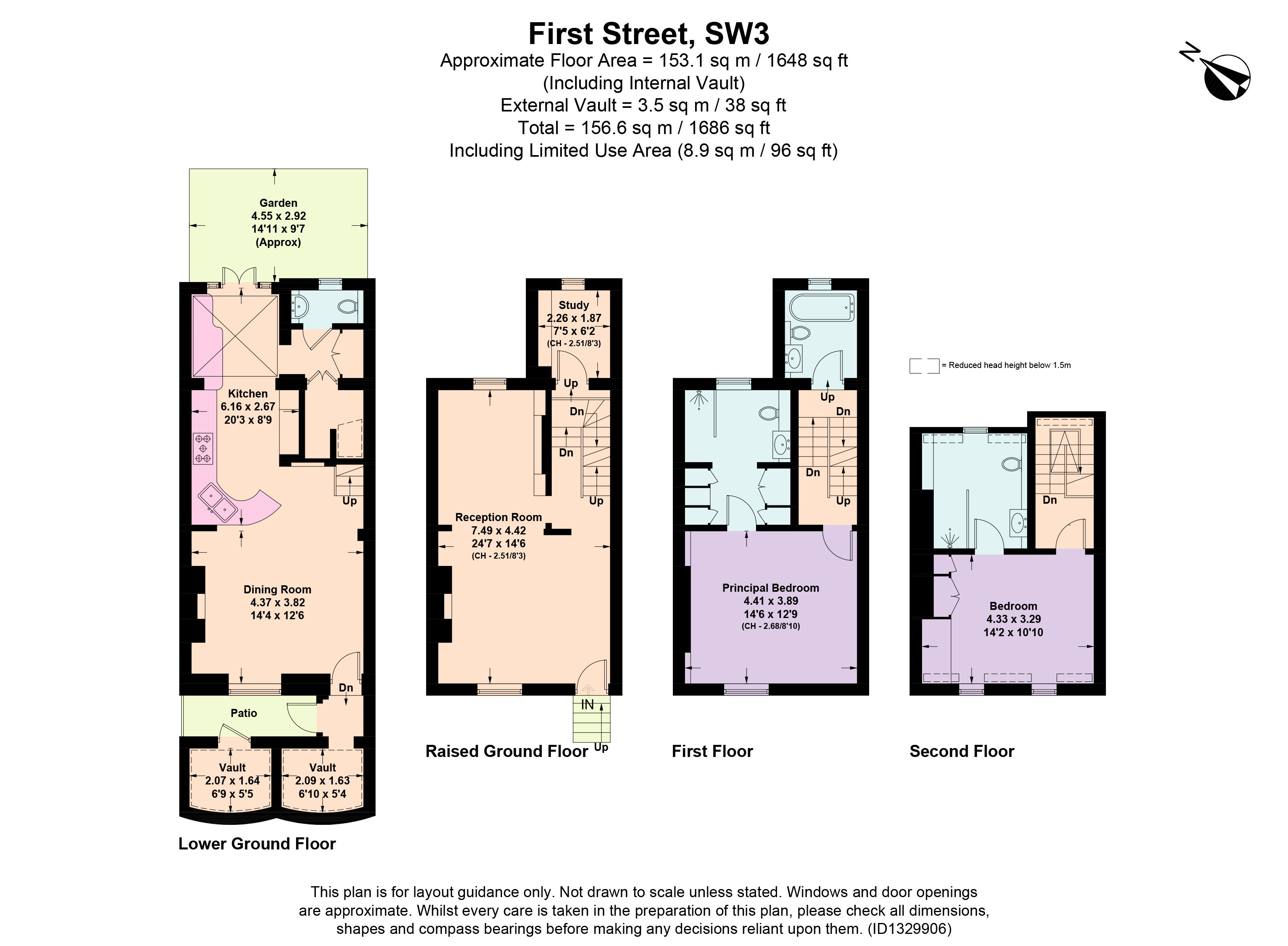 36, First Street, London floorplan