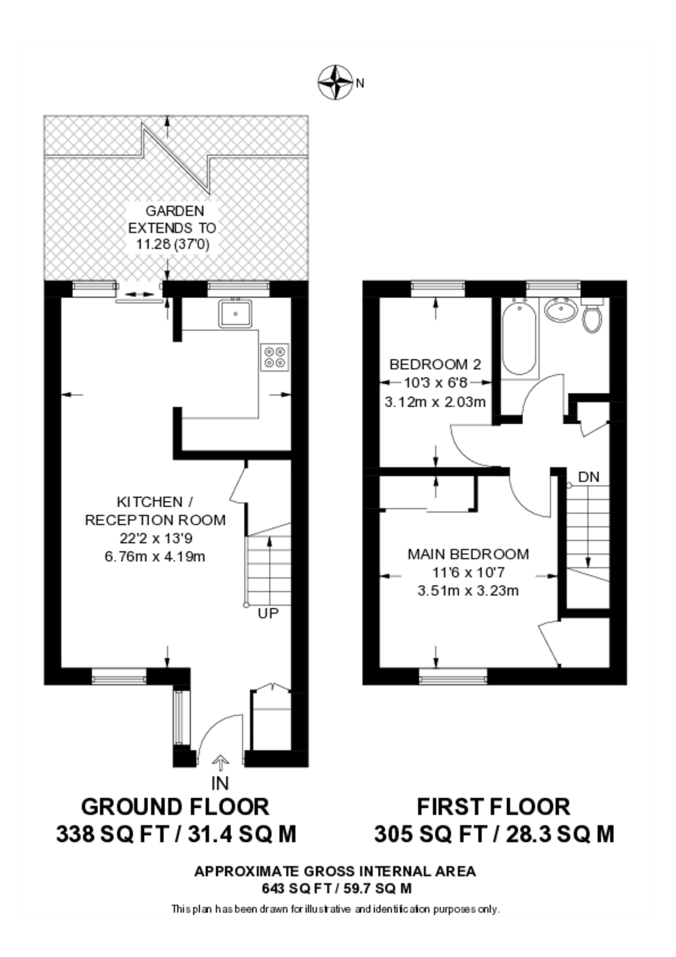 Morden Road, South Wimbledon floorplan