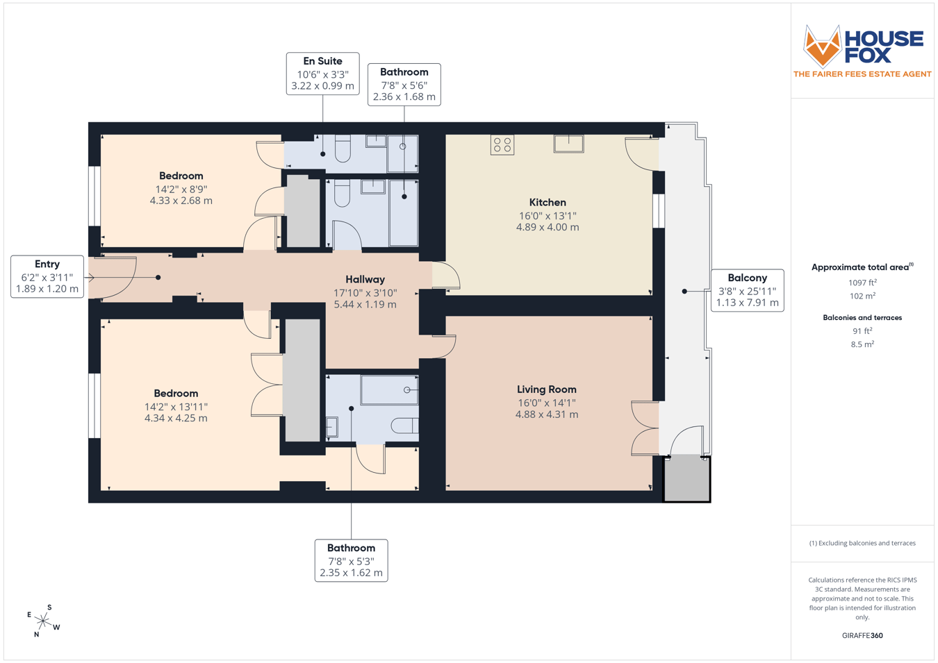 Flat 1, 15, Upper Kewstoke Road, Weston-Super-Mare floorplan