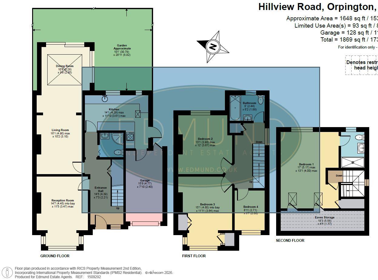 3, Hillview Road, Orpington floorplan
