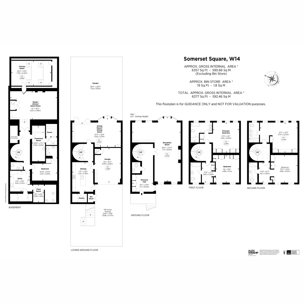 21, Somerset Square, London floorplan