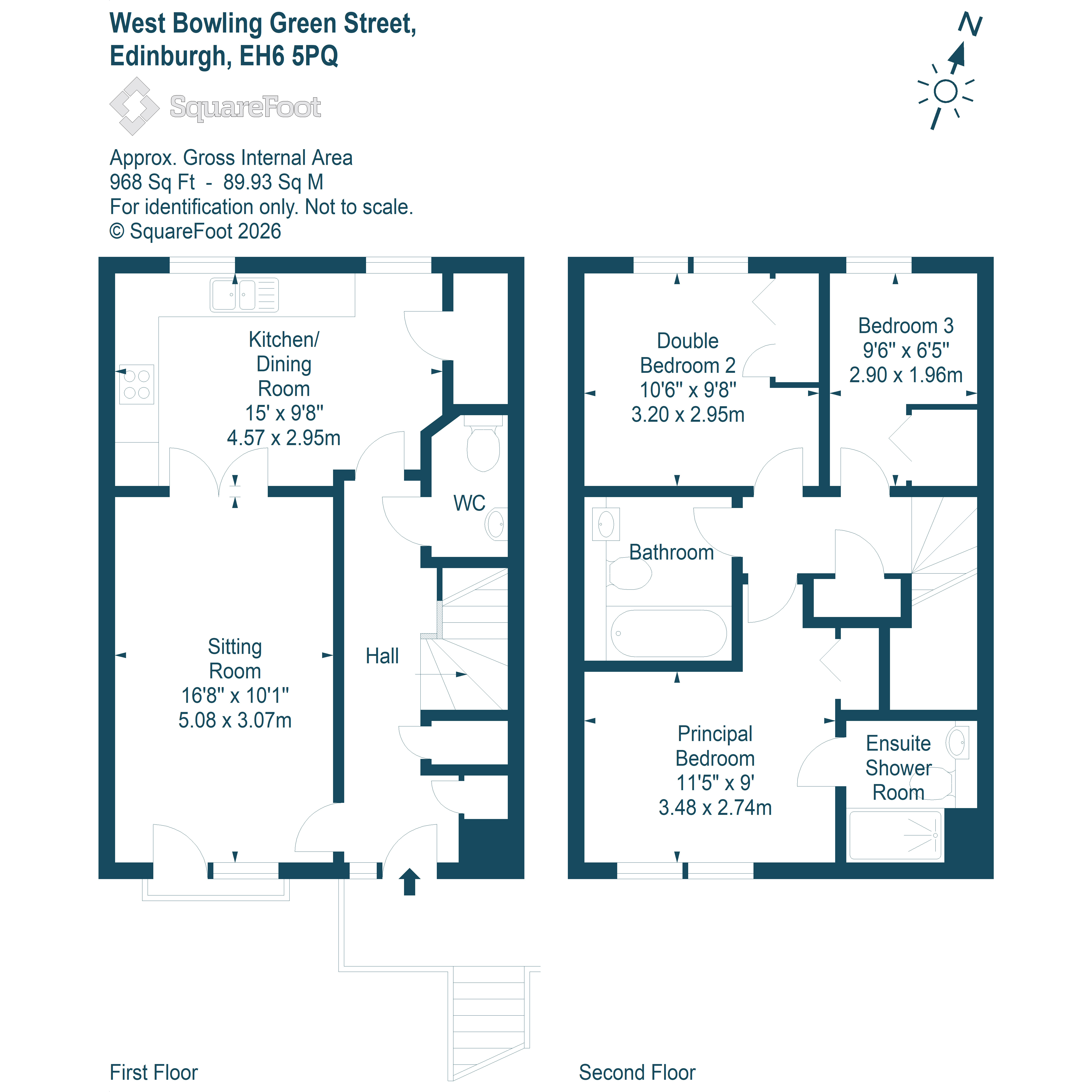 1E, West Bowling Green Street, Edinburgh floorplan