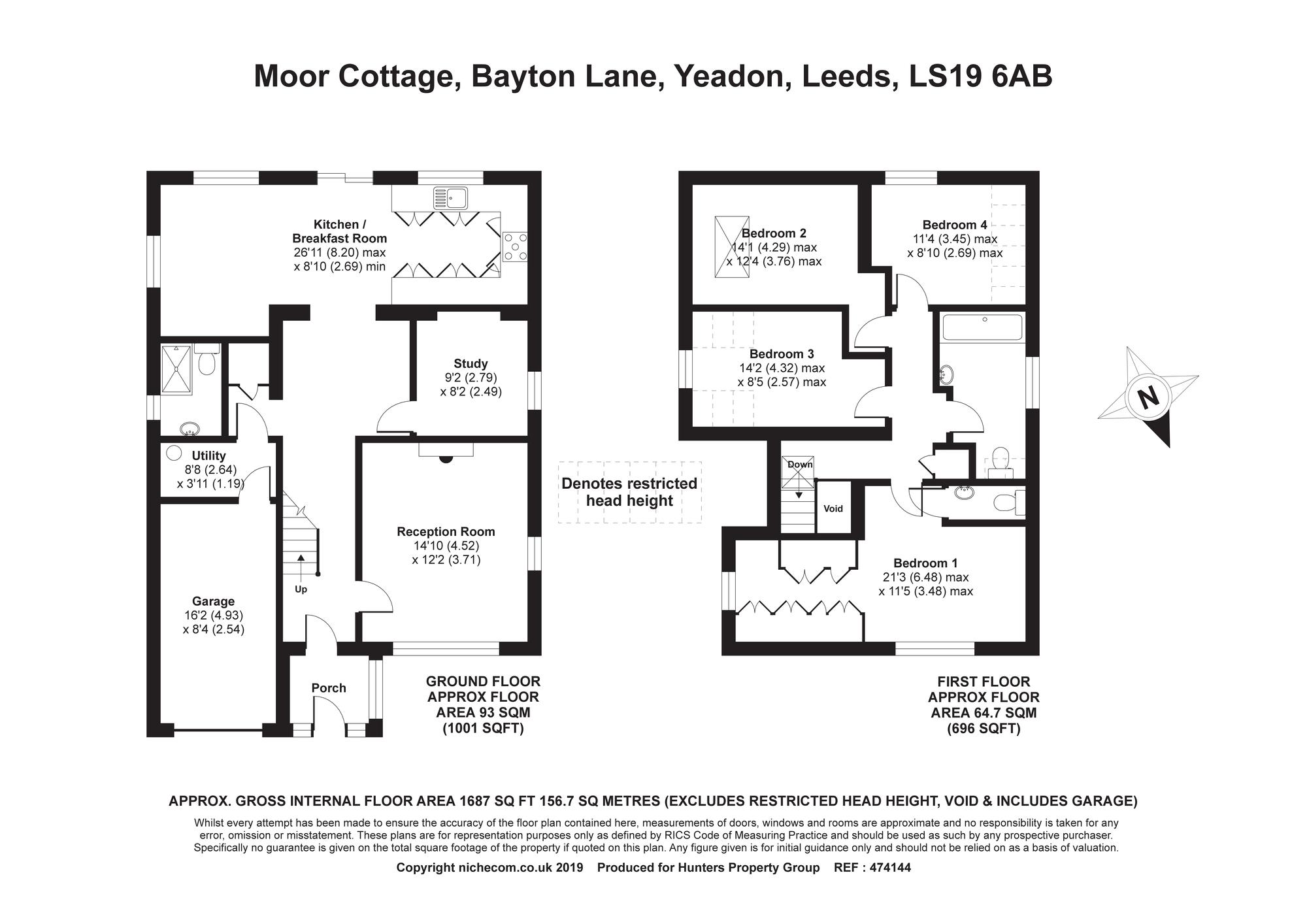 4 Bedrooms Detached house for sale in Bayton Lane, Yeadon, Leeds LS19
