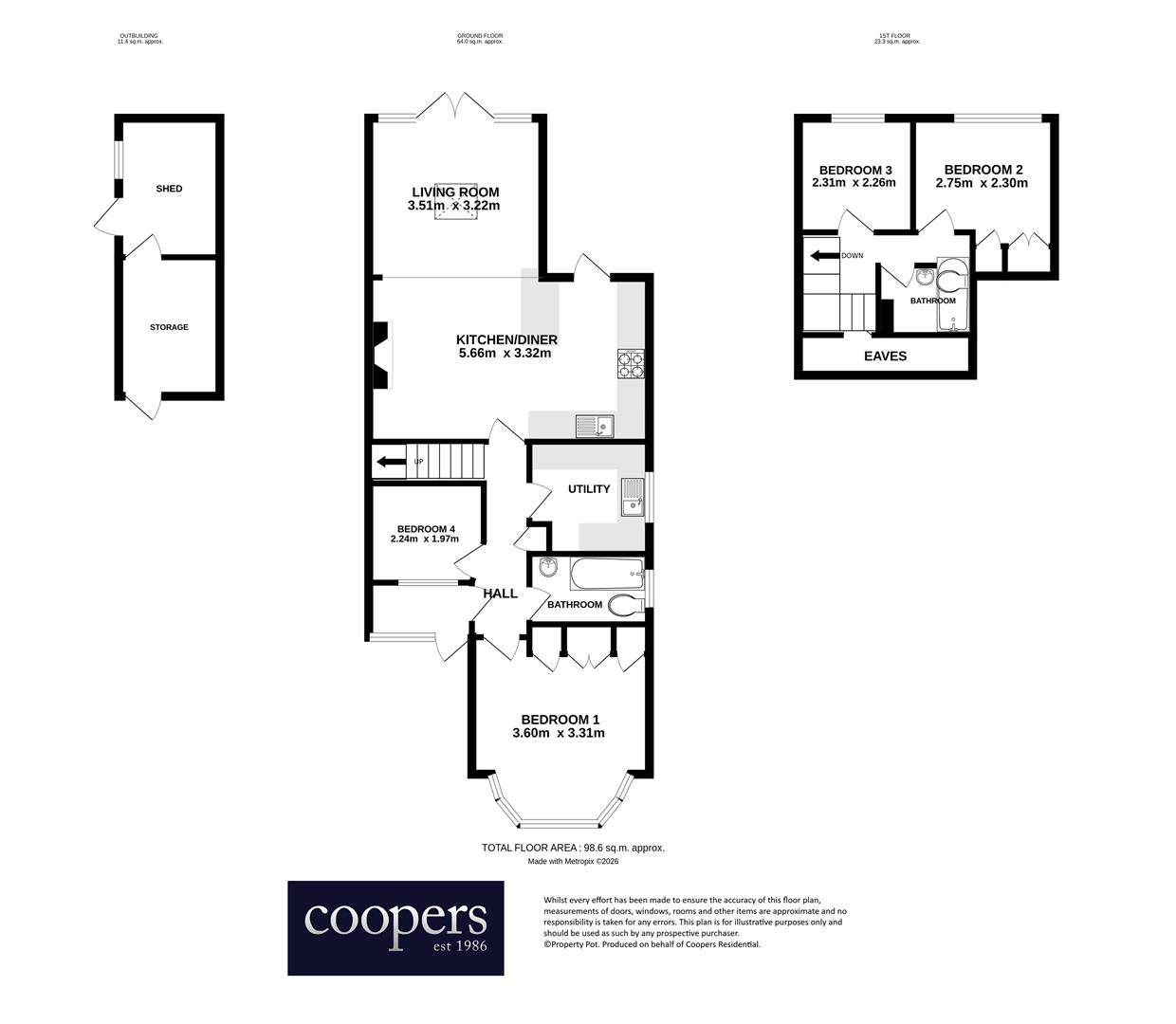 6, Woodlands Avenue, Ruislip floorplan