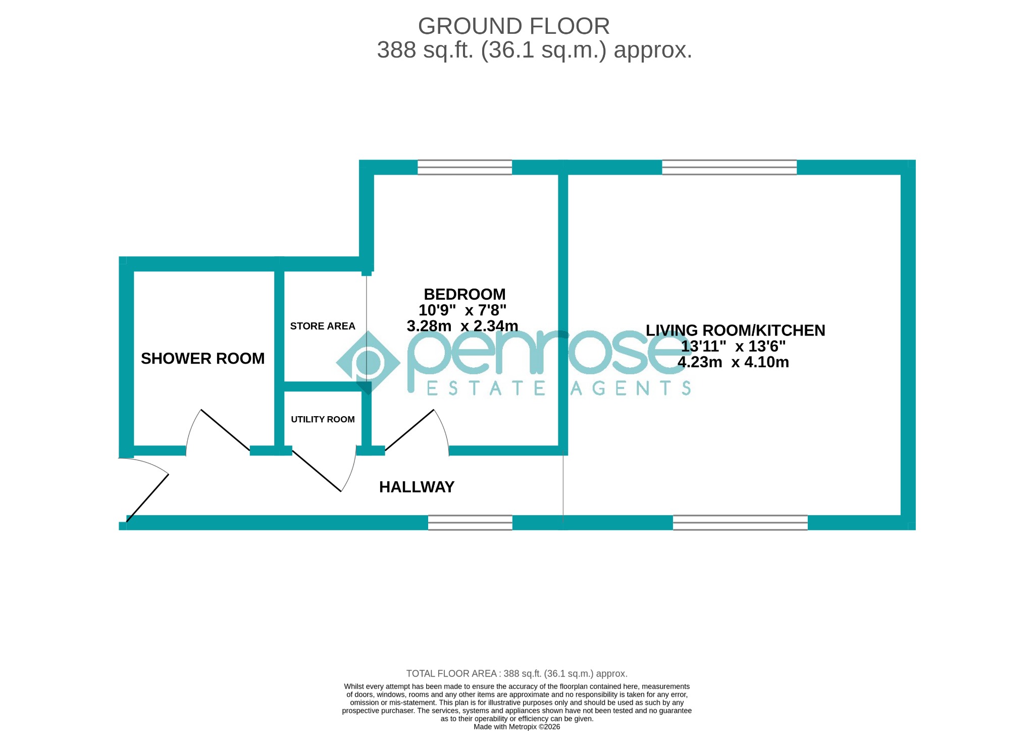 4 Harrier Court, Woodside Road, Luton floorplan
