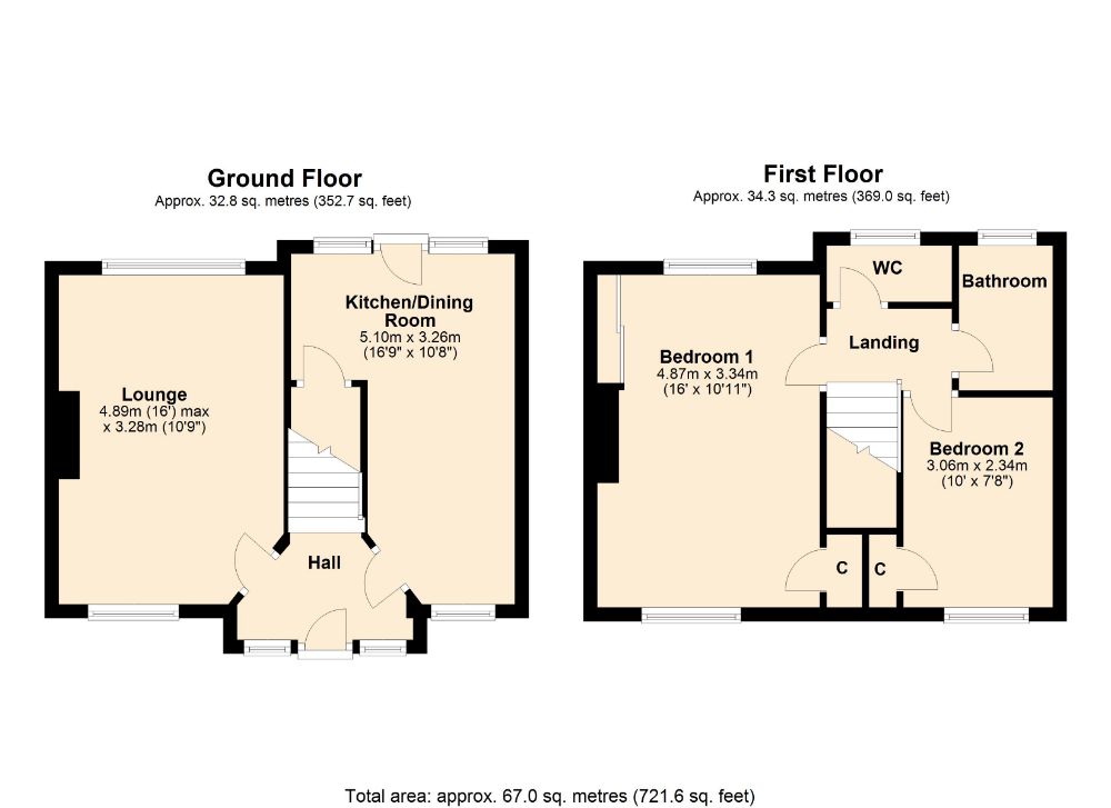 2 Bedrooms Semi-detached house for sale in Langdale Road, Kingsthorpe, Northampton NN2
