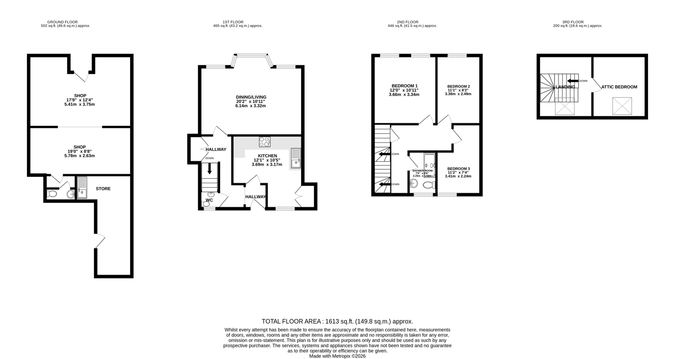 Fone Xcellence, Bulwark, Brecon floorplan