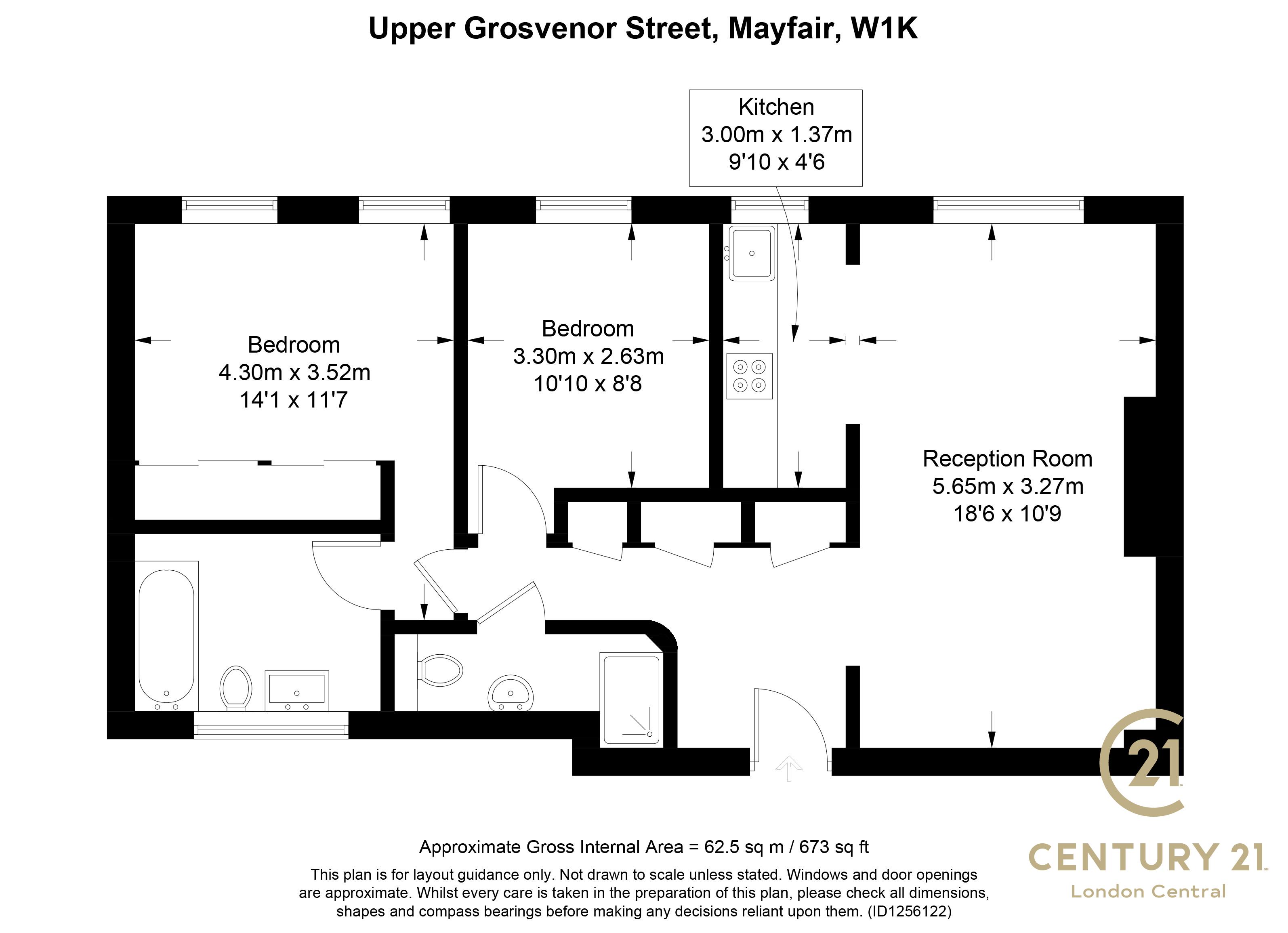 46, Upper Grosvenor Street, LONDON floorplan