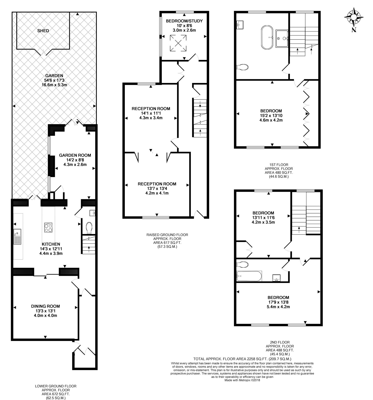 3 Bedrooms  for sale in Sandringham Road, London E8