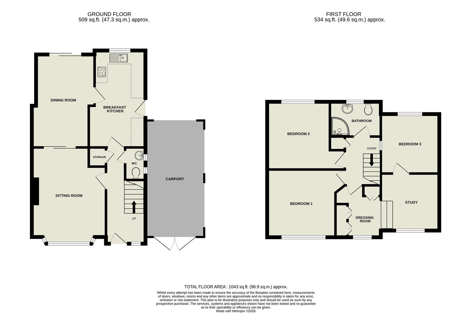 Merlin, 2, Main Street, Ilkley floorplan
