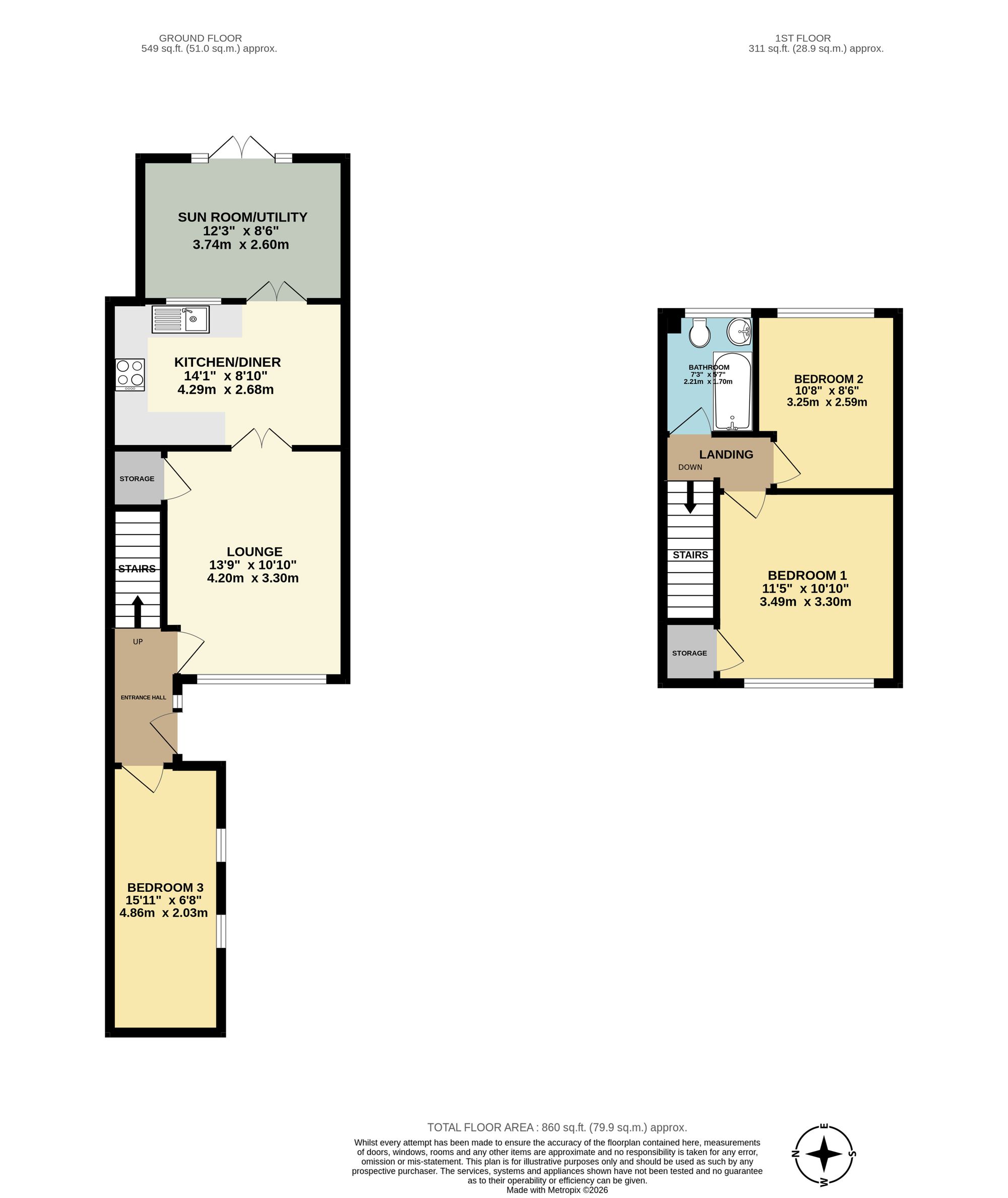 17 Nash Close, Chatham floorplan