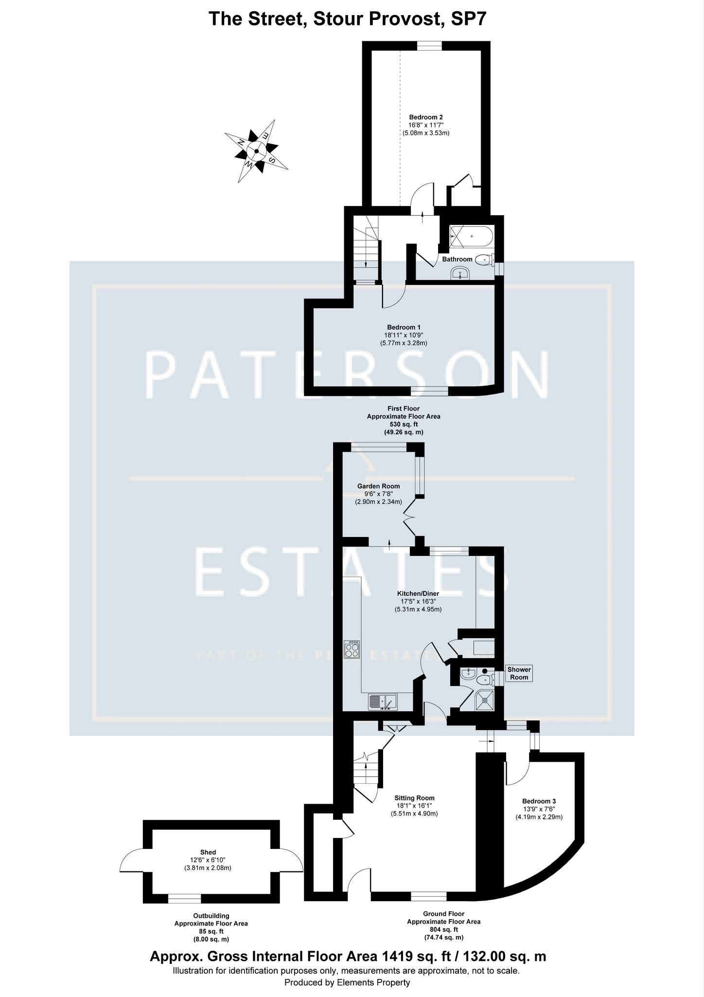 1 The Street, Gillingham floorplan