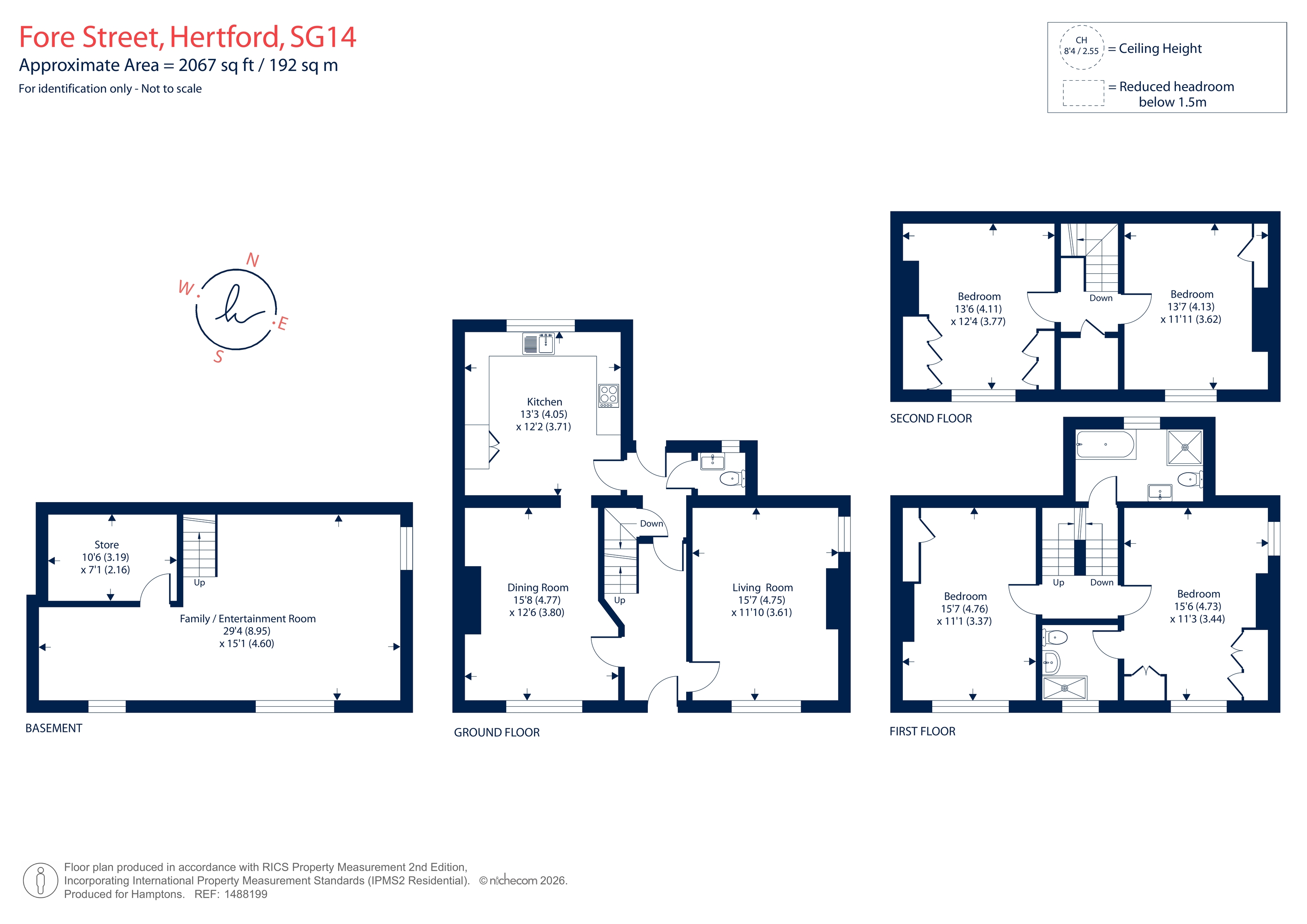 129, Fore Street, Hertford floorplan