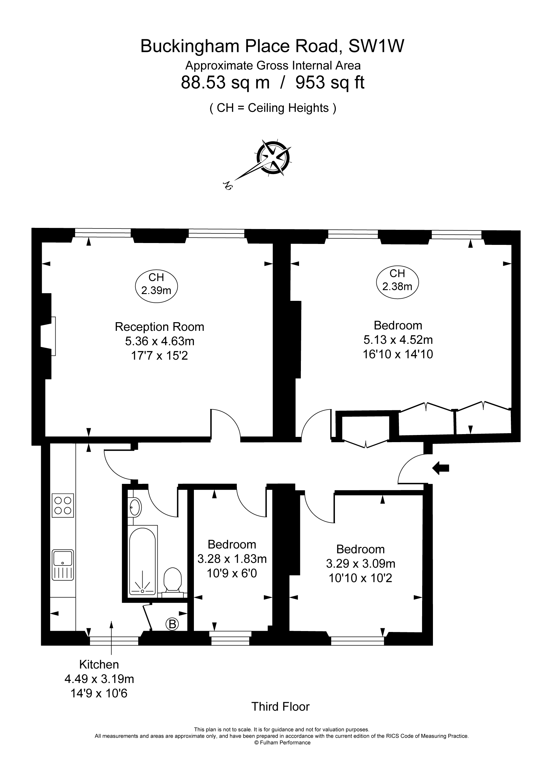 Buckingham Palace Road, London floorplan