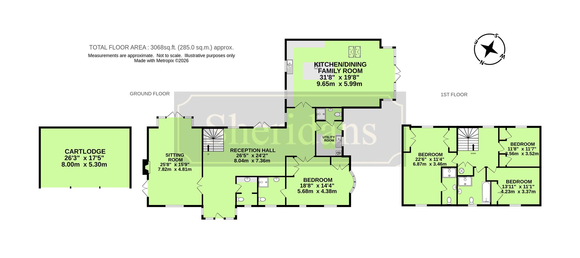 Greenover, The Park, Bury St. Edmunds floorplan