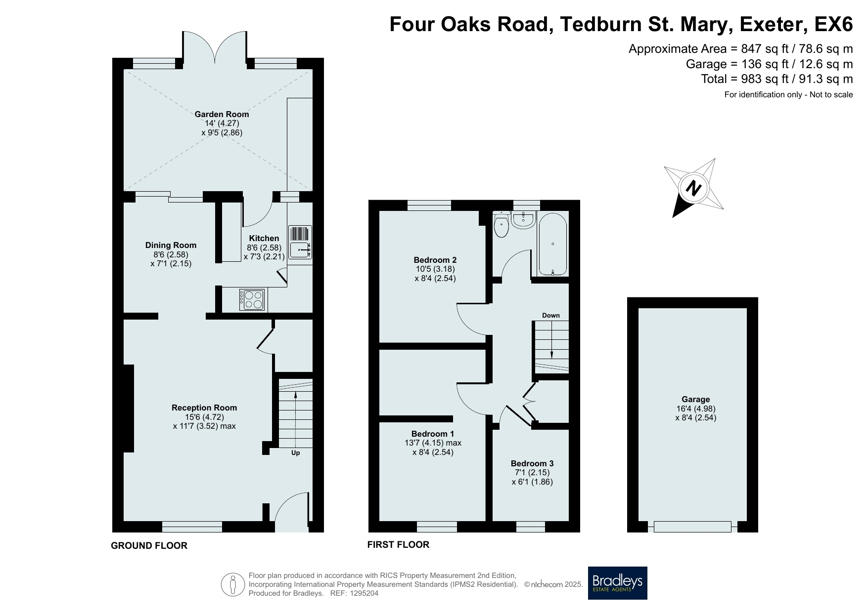29, Four Oaks Road, Exeter floorplan