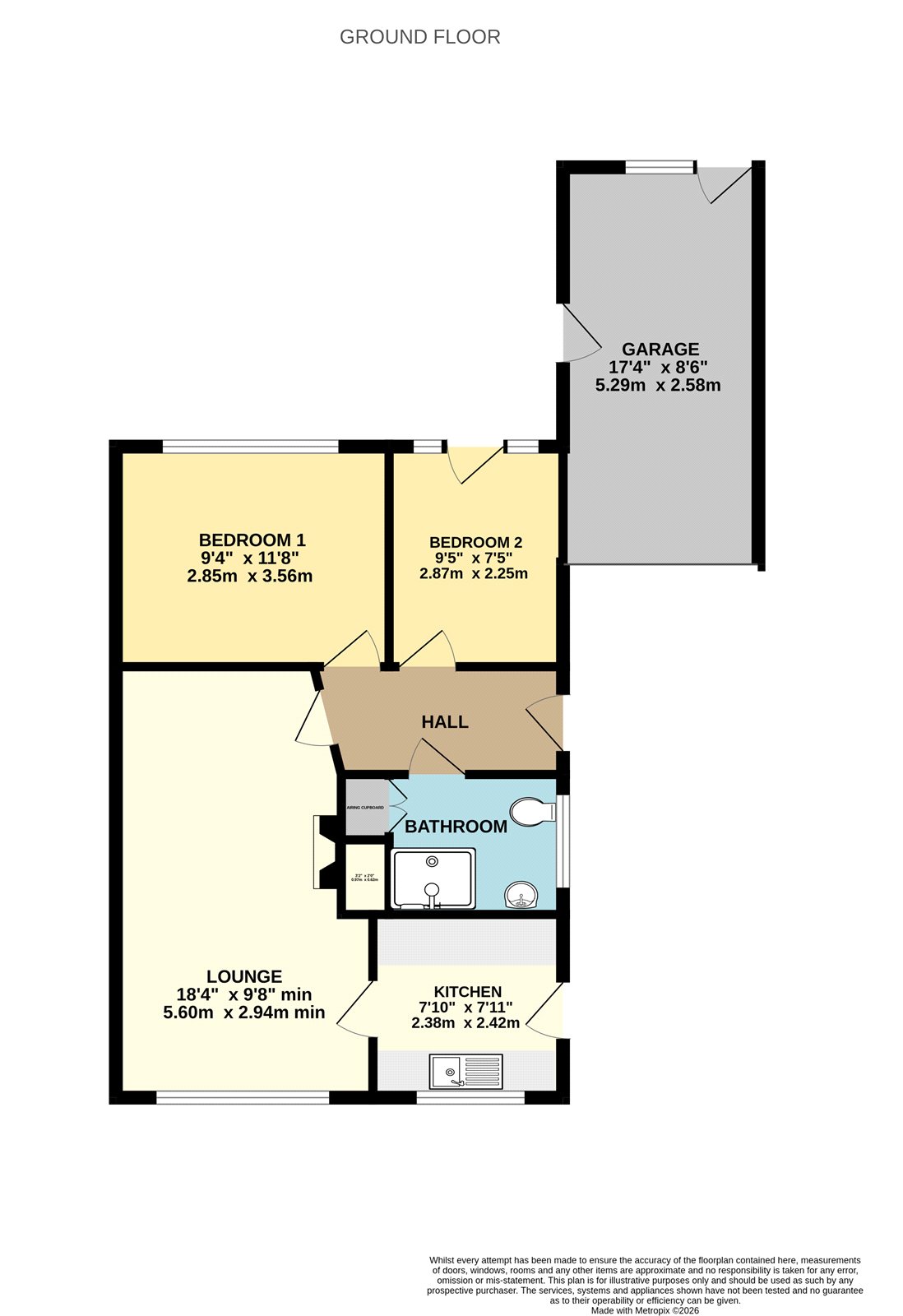 13, The Deansway, Worcestershire floorplan