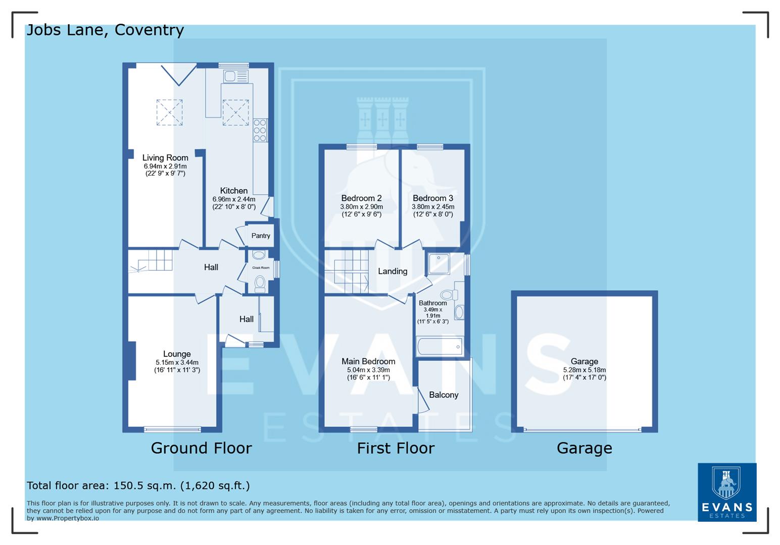 35, Jobs Lane, Coventry floorplan