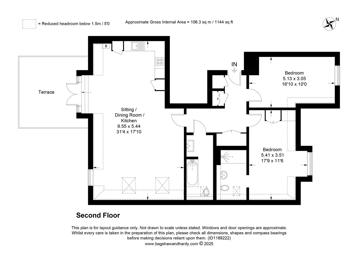 7, Mclaren Court, Fetcham KT22 floorplan