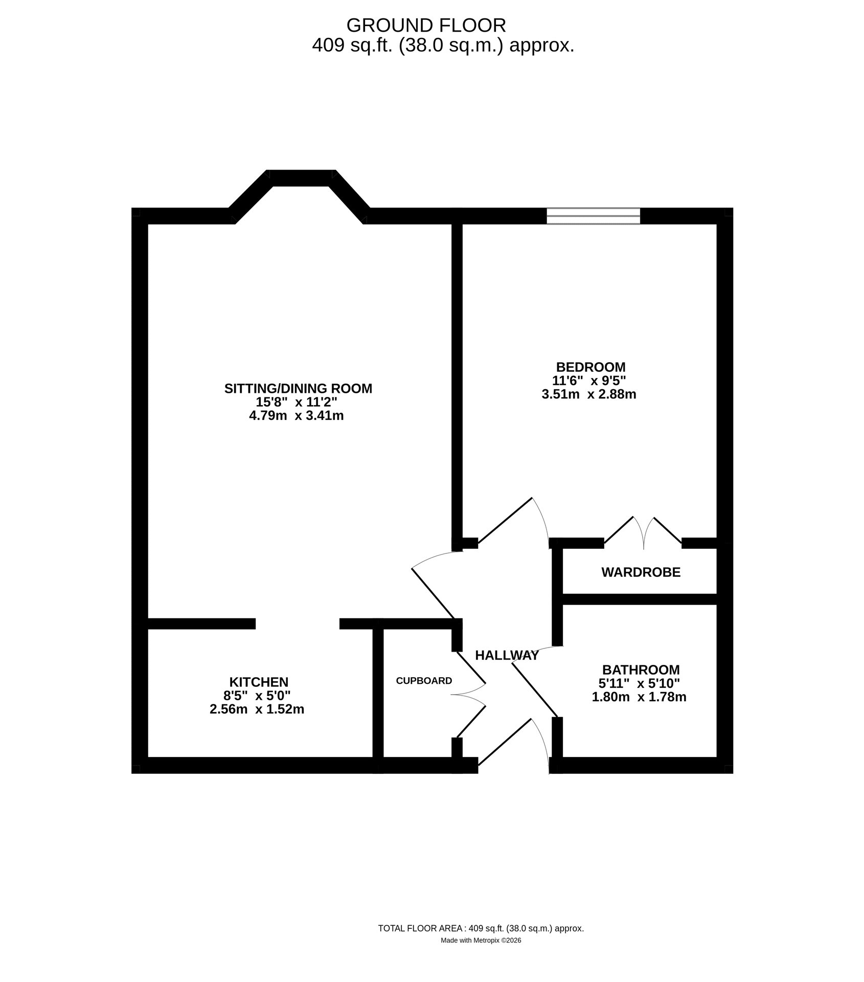 26 Chisholme Court Chisholme Close, St. Austell Cornwall, Cornwall floorplan