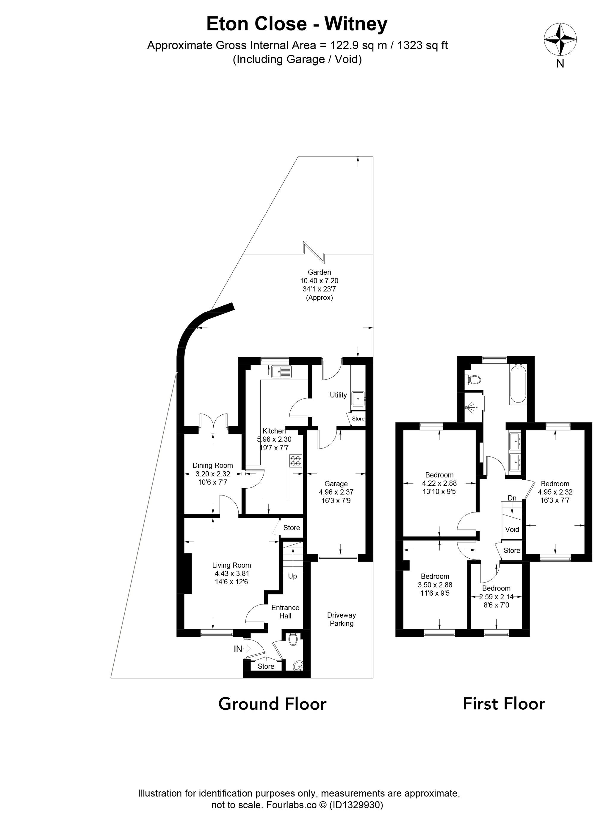 24 Eton Close, Witney floorplan