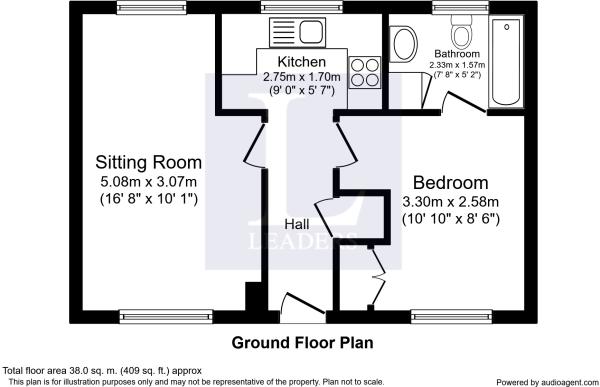 6, Portland House Mews, Epsom floorplan