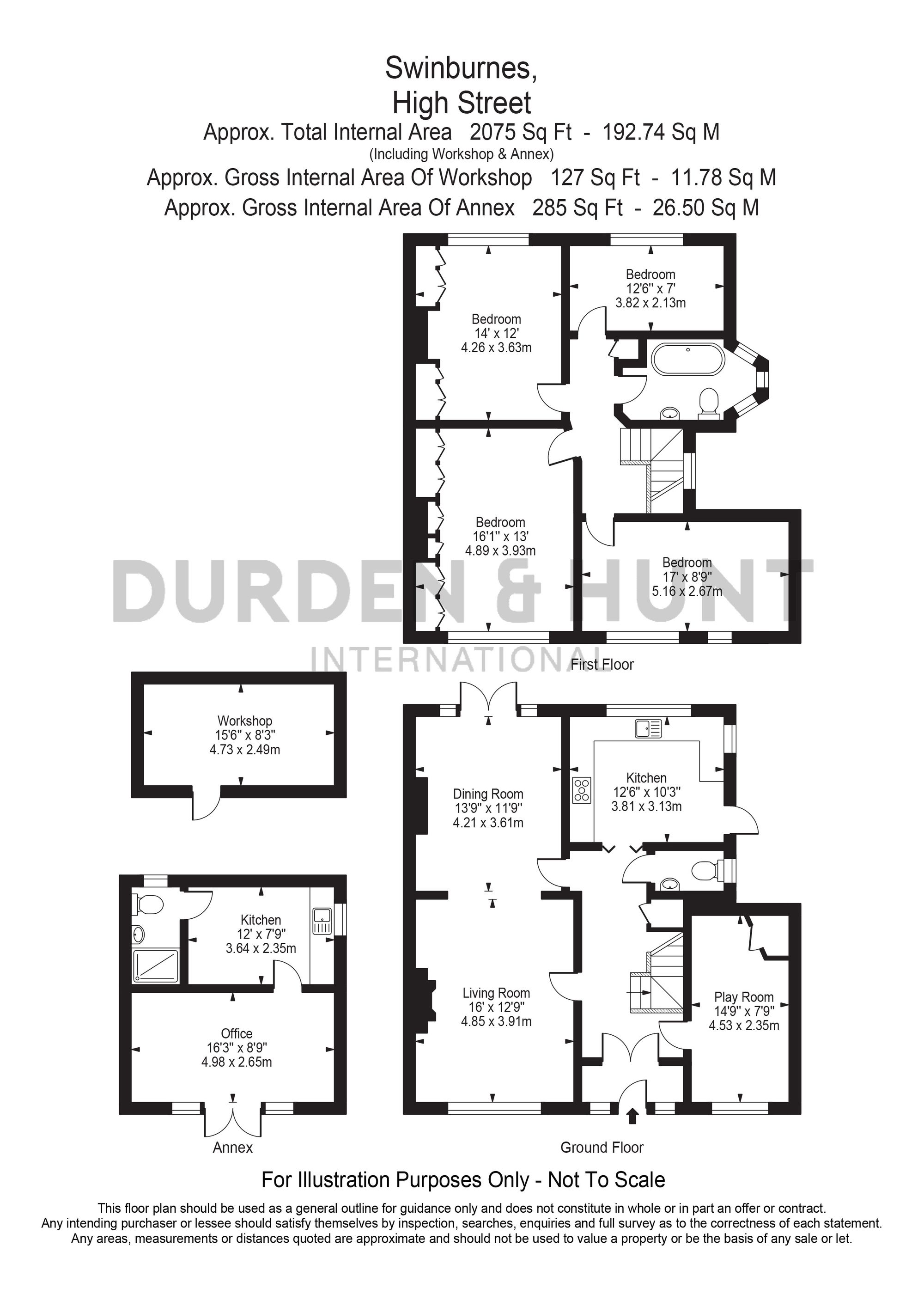 Swinburnes High Street, Ongar floorplan