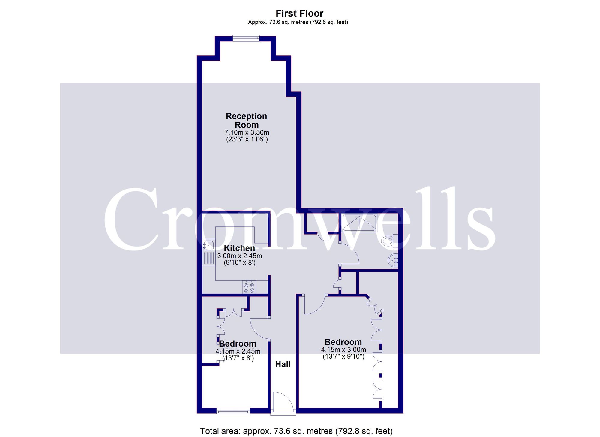Flat 6, 15-27 High Street, Sutton floorplan