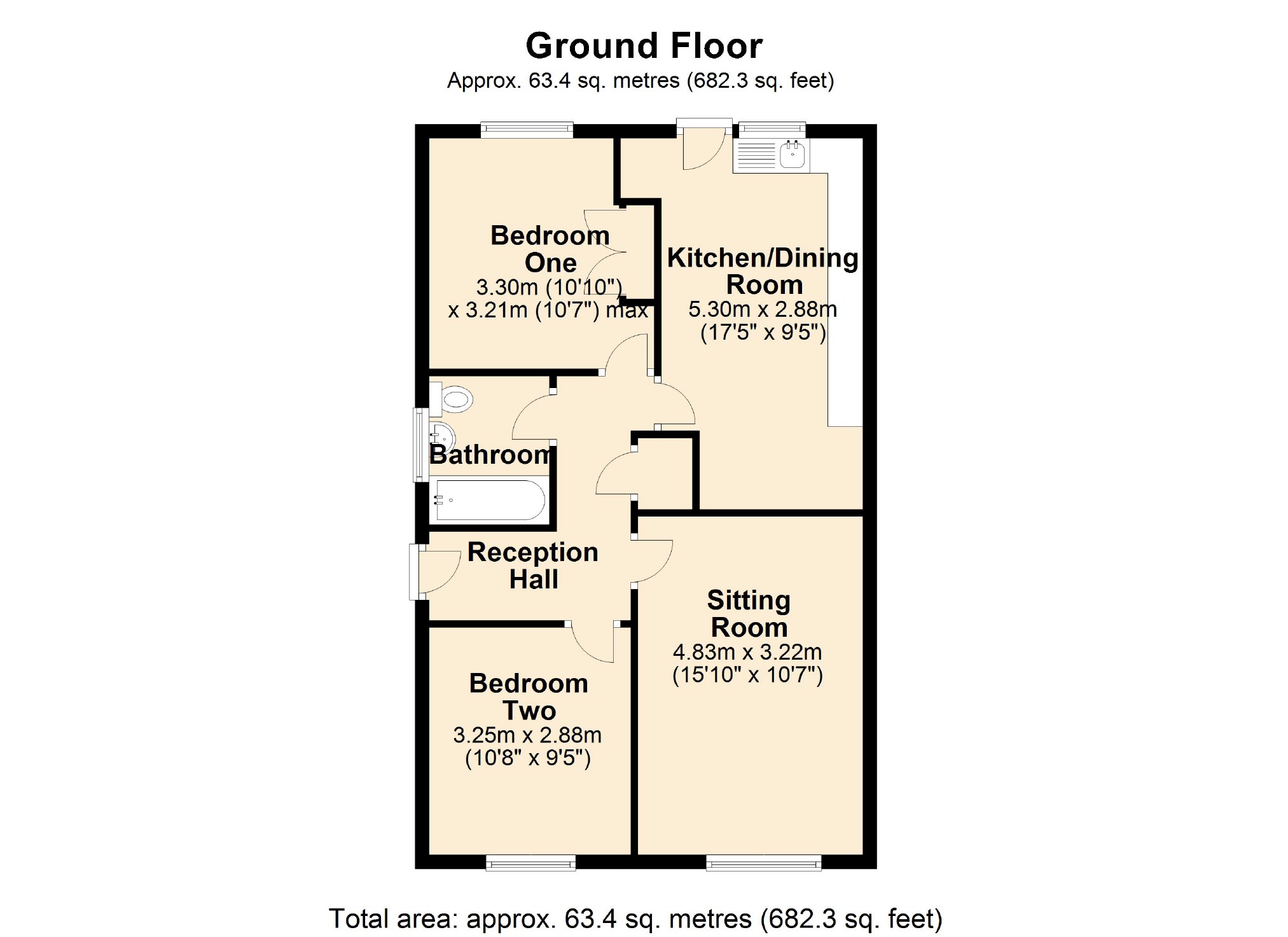 2 Bedrooms Detached bungalow for sale in White Castle, Swindon, Wiltshire SN5