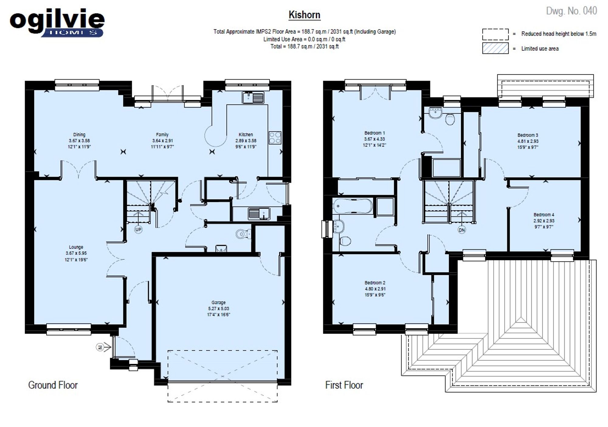 Kishorn Plot 197, Drovers Gate, Crieff floorplan