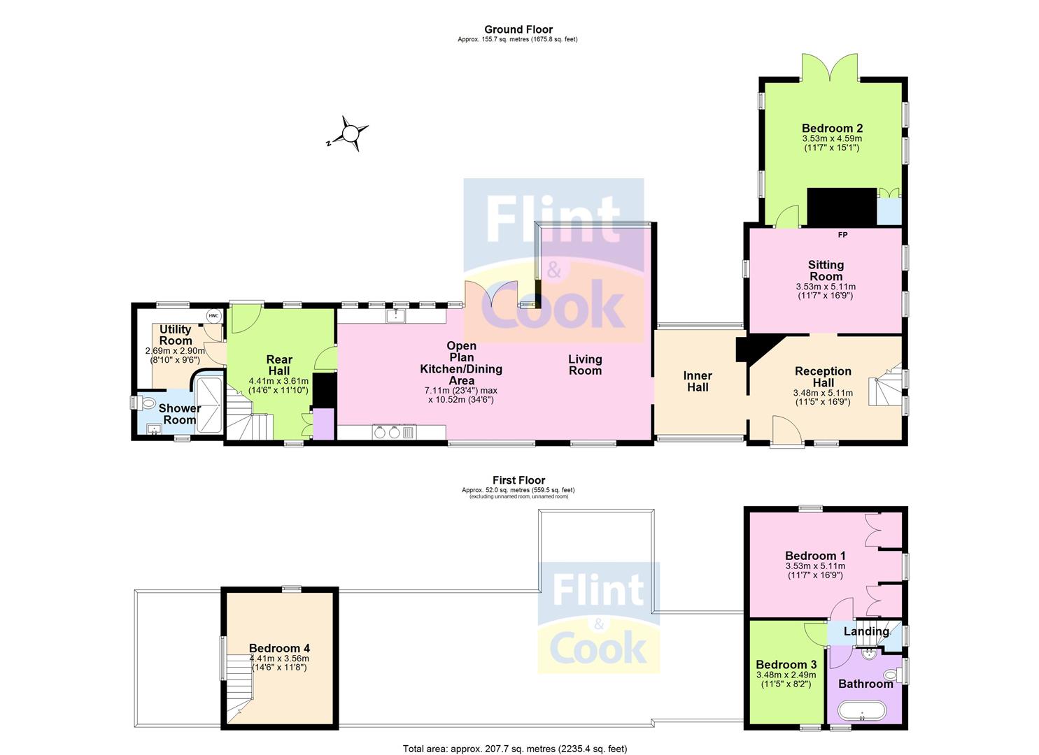 Bulls Grove, Pixley, Ledbury floorplan