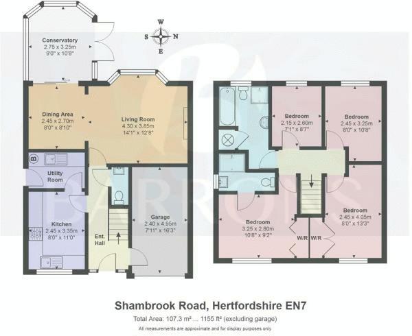 4 Bedrooms Detached house for sale in Shambrook Road, Cheshunt, Waltham Cross EN7