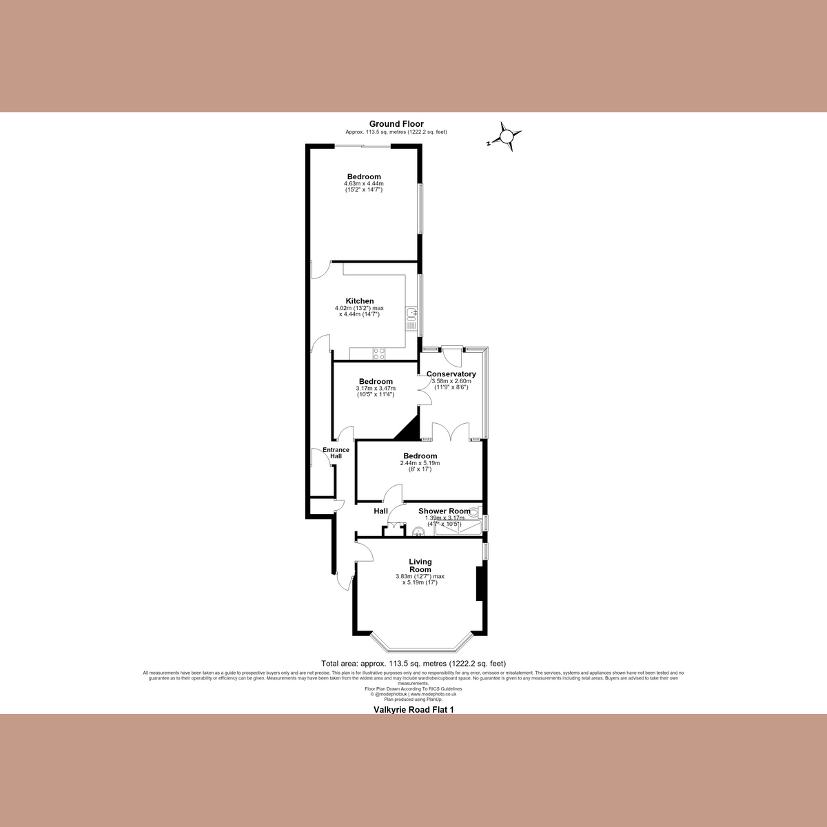 Valkyrie Road, Westcliff-on-Sea floorplan