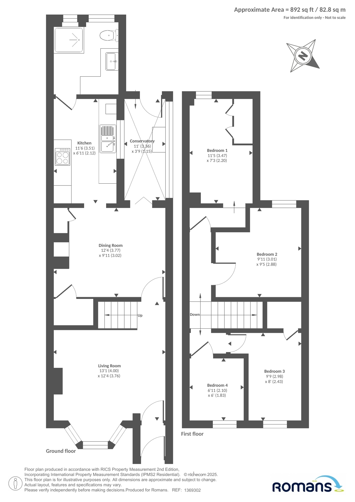 120, Elm Park Road, Berkshire floorplan