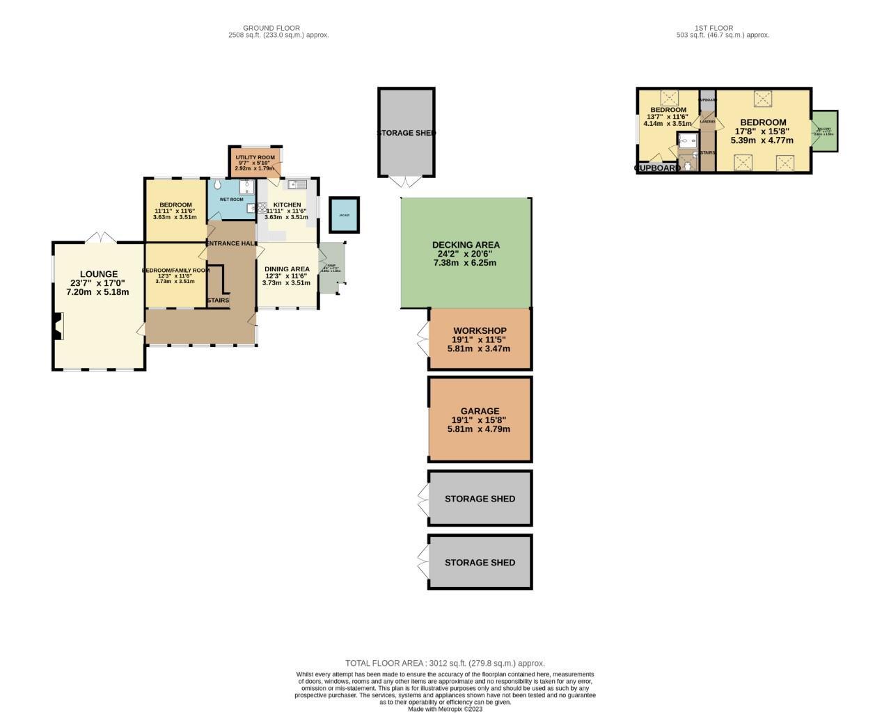 Willow House, Five Lanes, Caerwent floorplan
