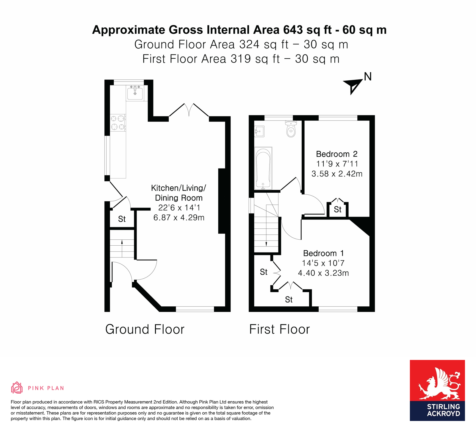 40, Marsh Lane, Surrey floorplan