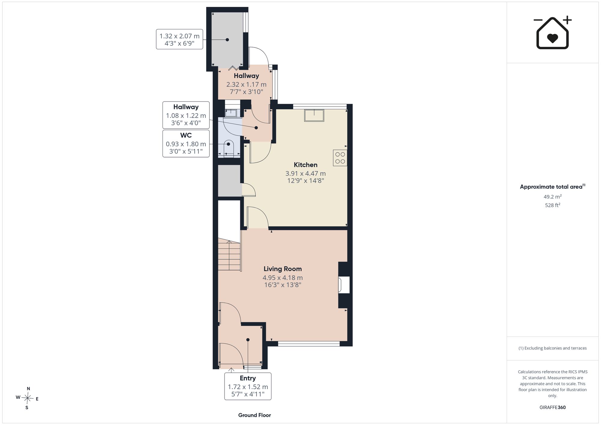 7 Andrews Court, Llantwit Major floorplan
