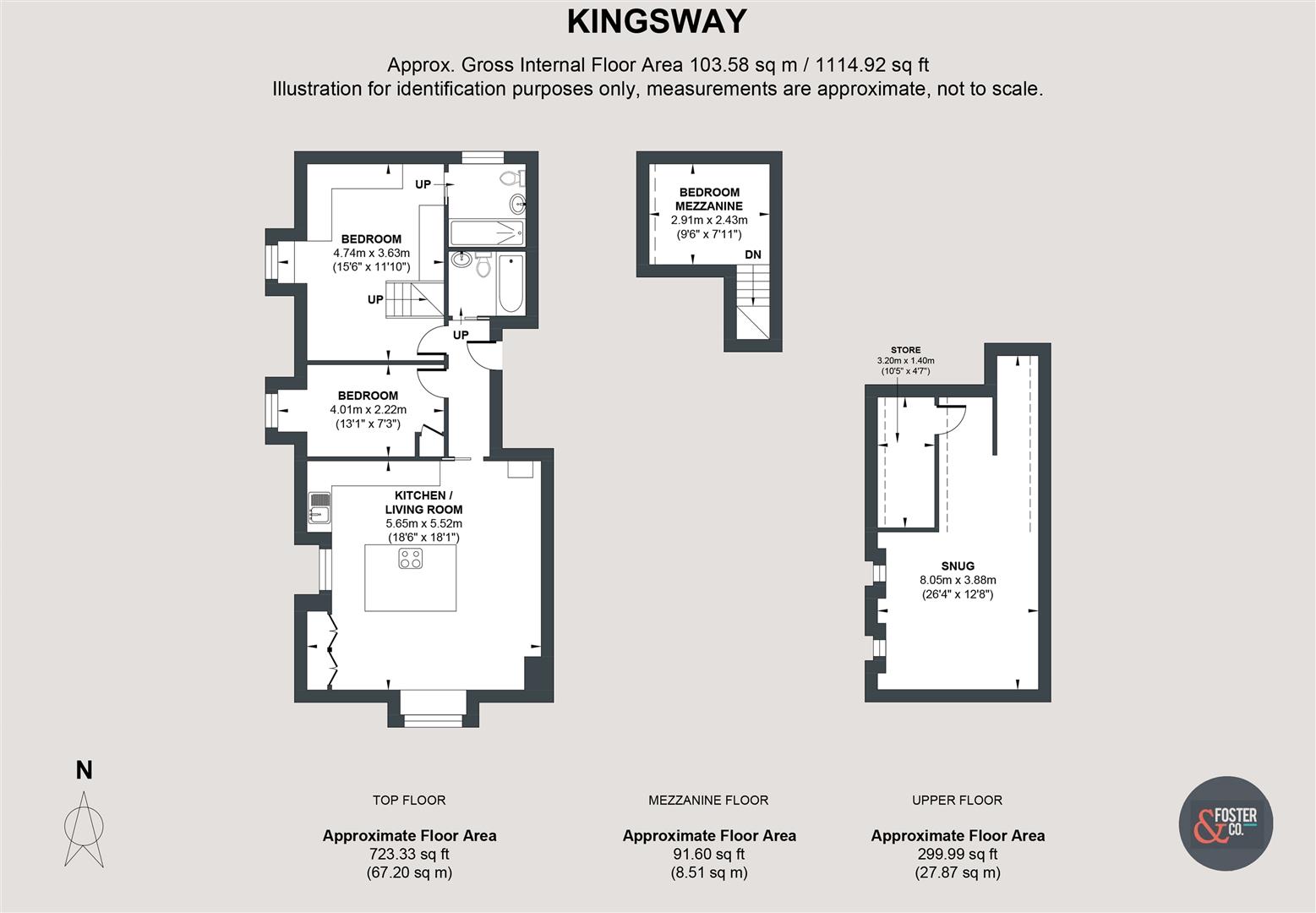 6, 187, Kingsway, Hove floorplan