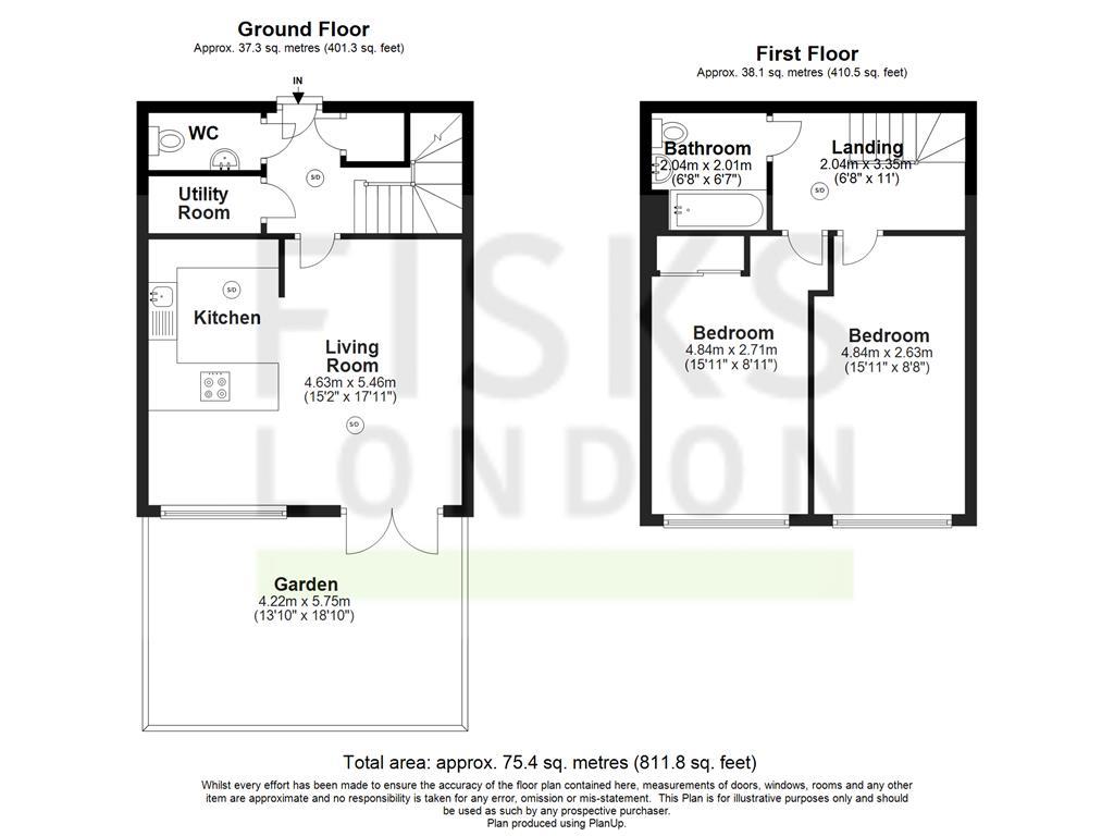 132 Ben Jonson Road, Stepney Green floorplan