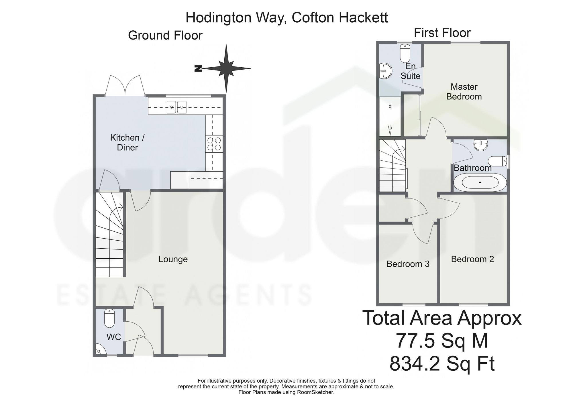 28 Hodington Way, Birmingham floorplan
