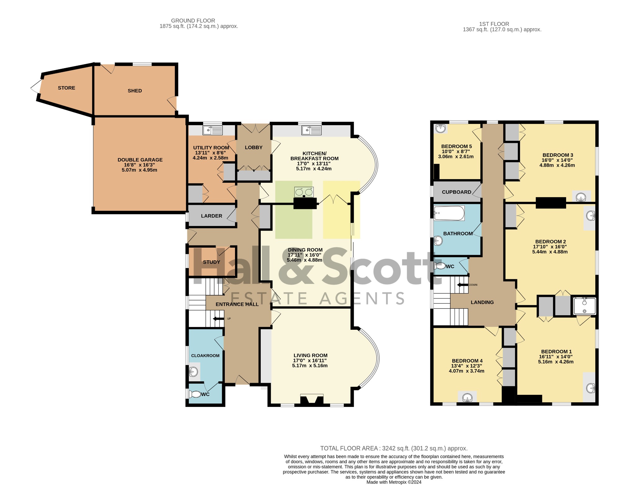 Ernespie, Longdogs Lane, Ottery St Mary floorplan